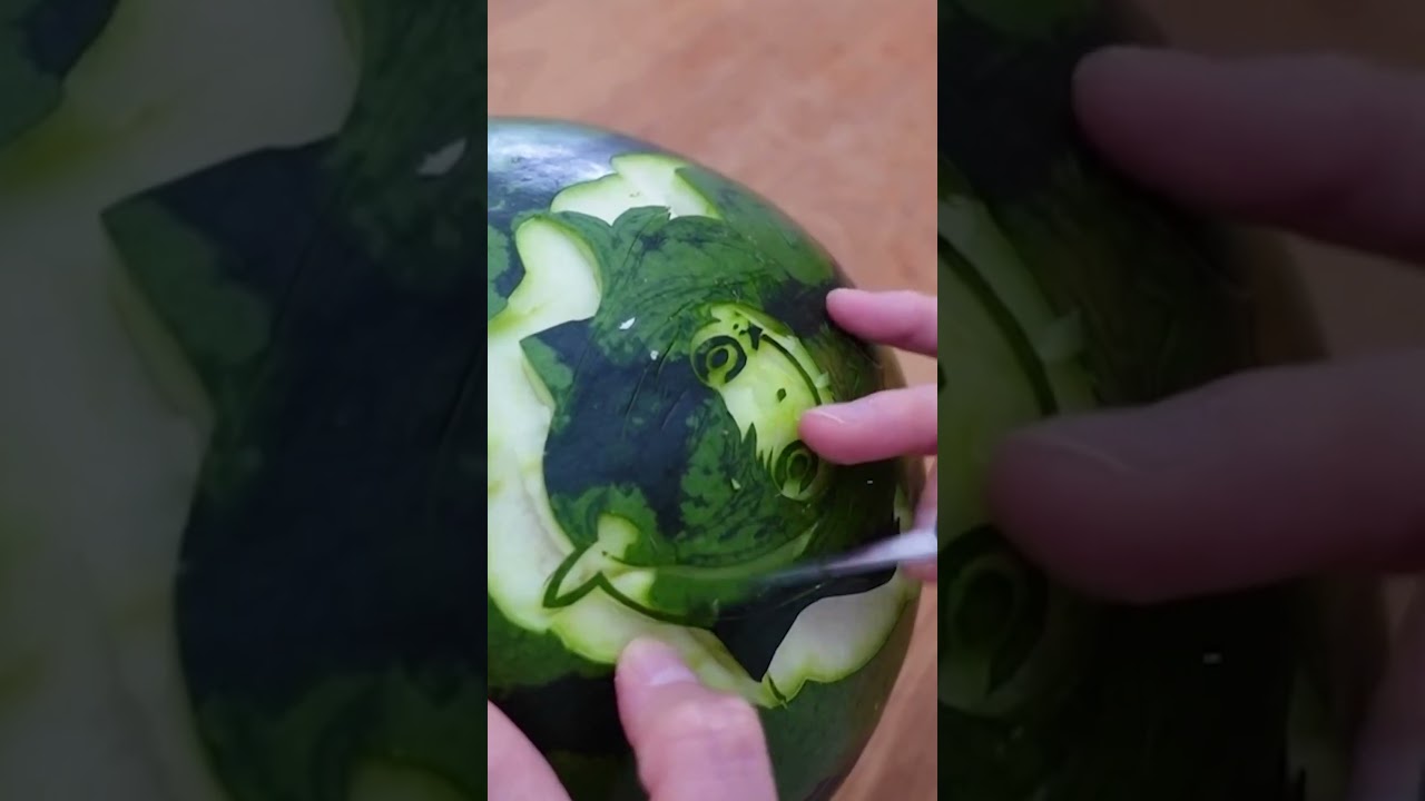 アーニャ🍉彫ってみた！#anyaforger #spyfamily