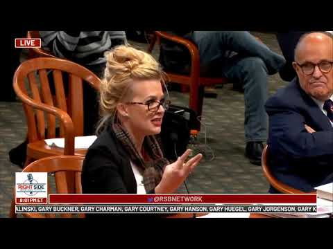 BLONDE BOMSHELL Aka Melissa Carone EXPLODES during Witness Testimony