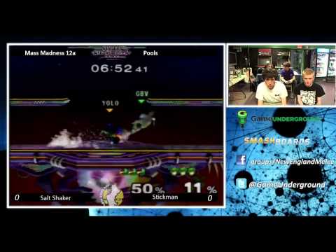 Mass Madness 12a - Salt Shaker vs Stickman SSBM Pool 10