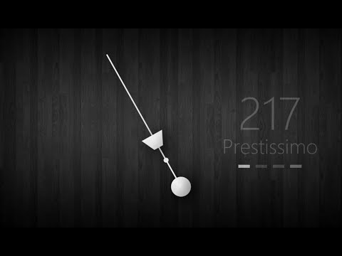 BPM 217 Tempo Metronome（メトロノーム）4/4 拍子 テンポ