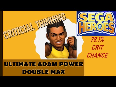 Sega Heroes - ADAM HUNTER Reks Enemies With DOUBLE MAX