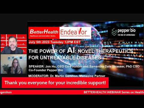 #betterhealth Webinar AI and Novel Therapeutics for Untreatable Diseases