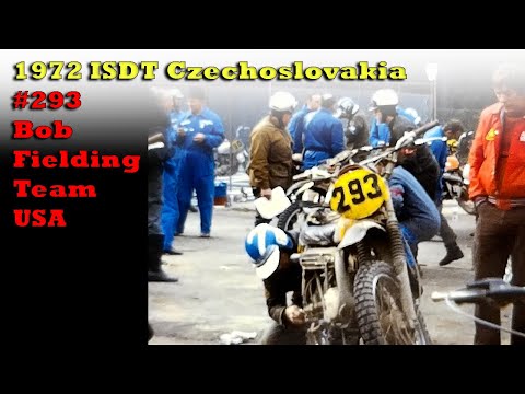 1972 ISDT Czechoslovakia - Bob Fielding Super 8 Video Footage
