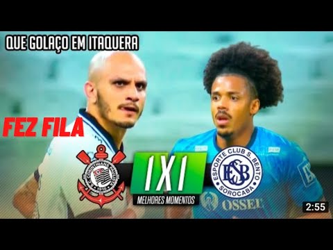 Corinthians x São Bento |Golaço|lances gols e melhores momentos completo da partida |Paulistão