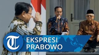 Video Reaksi Prabowo saat Namanya Diumumkan Presiden Jokowi sebagai Menteri Pertahanan