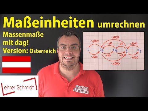 Converting units of measurement - Mass measurements with decagrams (!) Version: Austria AT | Lehr...