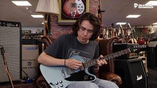 Video thumbnail for Dirk Witte DEMO - 2017 Gibson Firebird Studio Pelham Blue by Dirk Witte Music Store
