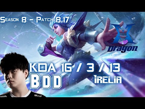 KZ BDD IRELIA vs AKALI Mid - Patch 8.17 KR Ranked