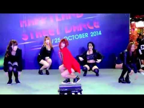 141025 Lumiere cover T-ara - Never Ever + Shake It Off + Nice Body @Happyland Street Dance (Final)