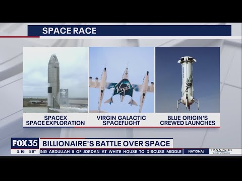 Billionaire's battle over space
