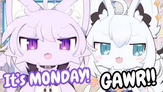Okayu & Fubuki Turned Into Monday Monsters [April Fools]