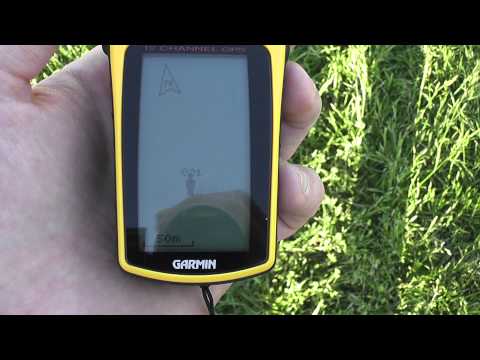 Garmin eTrex Handheld Outdoor GPS demonstration