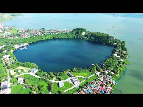 Lago Alligator, também conhecido como Lago Tadlac, Los Bonos, Filipinas