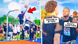 “YOU A B*TCH!”Trash Talkers Were Talking CRAZY SH*T & Got Exposed! (5v5 Basketball)