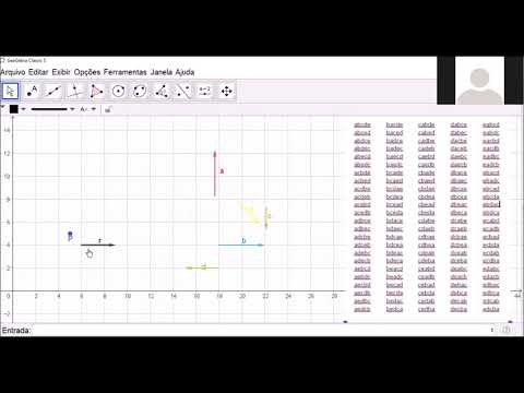 Vetores - adição - Propriedade Comutativa