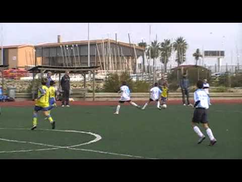 ALSACA2012 Cádiz CF "A" - CD Tranvías 1er Tiempo Jornada 14 Temporada 2012-13