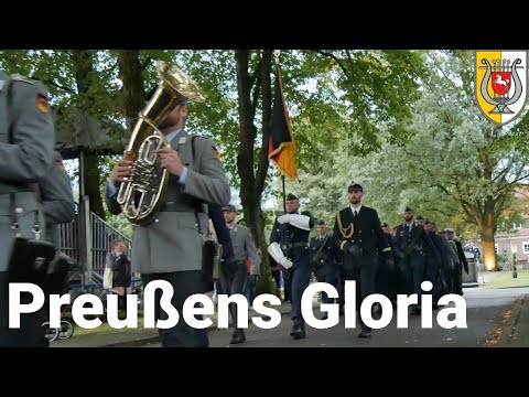 Preußens Gloria bei der Fachschule der Luftwaffe - Ausmarsch Ehrenformation und Schlachtruf