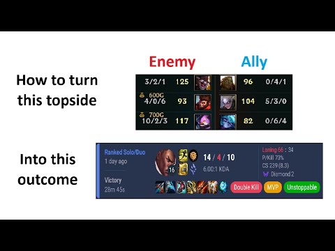 EXACTLY How I "Solo" Carry as ADC (when you're fed but your team is feeding)