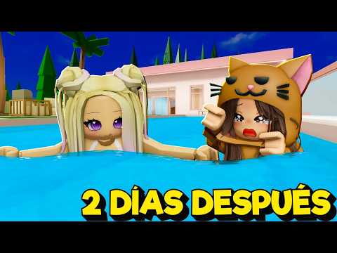 La ÚLTIMA EN SALIR de la PISCINA GANA con Mandarina en Brookhaven Roblox
