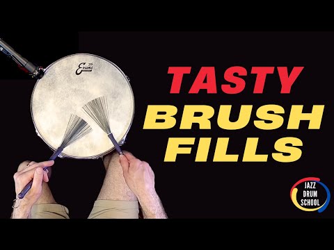 How to Play Jazz Brush Fills | Simple Triplet Fill for Drummers