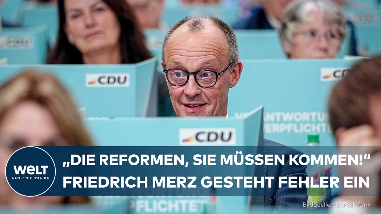 STUTTGART: Friedrich Merz im Reformstau – CDU-Delegierte fordern jetzt klare Schritte beim Parteitag