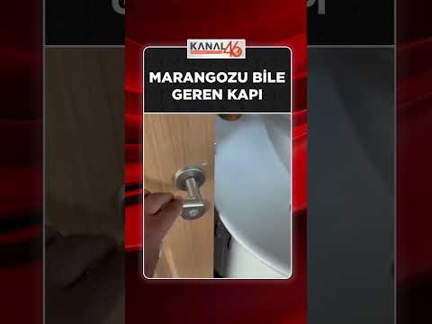 Gören Lavaboya Çarpacak Sandı! İlginç Kapı Tasarımı Gündem Oldu