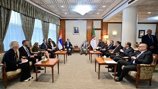 الوزير الأول يجري محادثات مع رئيس وزراء جمهورية صربيا بقصر الحكومة