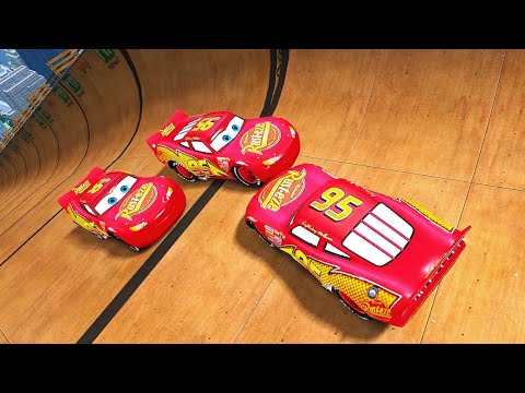 GTA 4 Rayo ♣Lightning McQueen Jumping of Highest Ramp Ep. 6 - GTA IV McQueen Crashes