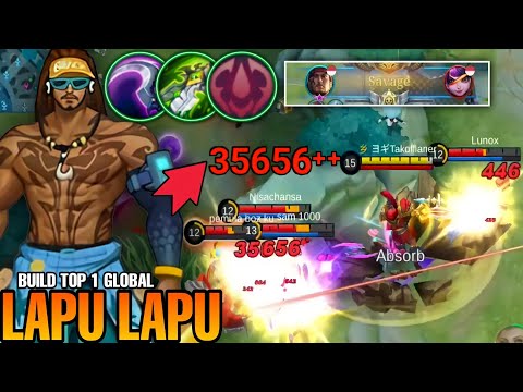 1000+ Matches Lapu Lapu Savage Gameplay!! Best Build Lapu Lapu 2022 ~ Gameplay Exp