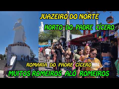 VEJA ROMARIA DO PADRE CÍCERO 2026 COLINA DO HORTO DO PADRE CÍCERO MUITOS ROMEIROS JUAZEIRO DO NORTE