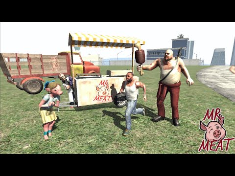 Franklin vs Mr Meat in Indian Bike Driving 3D