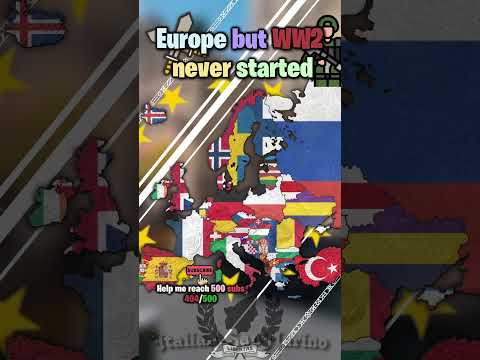 Europe but ww2 never started #mapper #mapping #geography #history #map #europe #ww2 #fyoupage #fyou