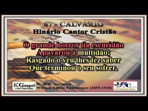 Cantor Cristão - 087 - CALVÁRIO Cantor Cristão Versão Piano Karaokê - playback