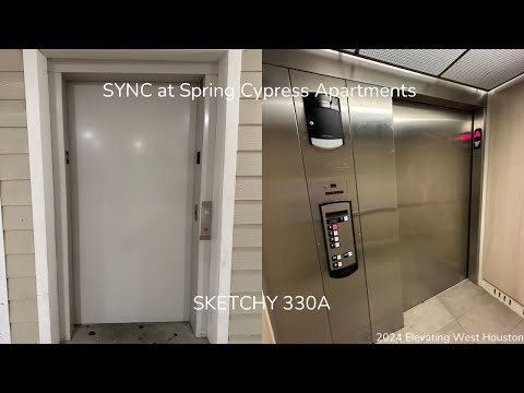 SKETCHY Schindler 330A Hydraulic Elevator | SYNC at Spring Cypress Apartments | Tomball, TX
