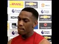 Pogba and martial interview after the Everton game