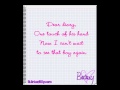 Britney Spears - Dear Diary Lyrics 