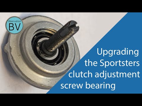 Bikervation  - Replacing the Clutch adjusting screw bearing #8885 with a FAG 7200-B-XL-TVP