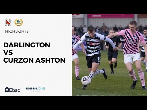 Darlington 0-2 Curzon Ashton - National League North 2022/23