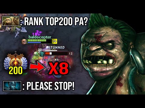 He made rank 200 PA can't enjoy the game!! OMG This Pudge No Mercy Nonstop delete!!