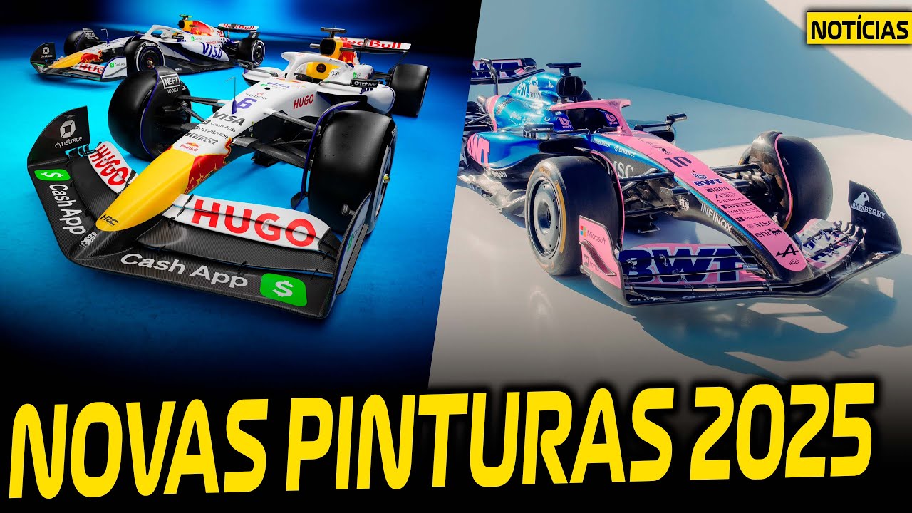TODAS AS PINTURAS DE 2025 REVELADAS / MAX CONFIRMA "CONTATO" DA ASTON / RUSSELL CITA EVOLUÇÃO DO W16