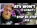 ATV Won T Start Fix How To Get Your Bike Started After Its Been Sitting