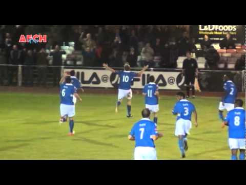 AFC Hornchurch 1 Wealdstone 1 (10 Sep 13) - Moore goal