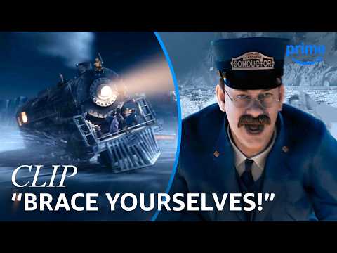 The Polar Express Almost Plunges Into Icy Lake | The Polar Express | Clip | Prime Video