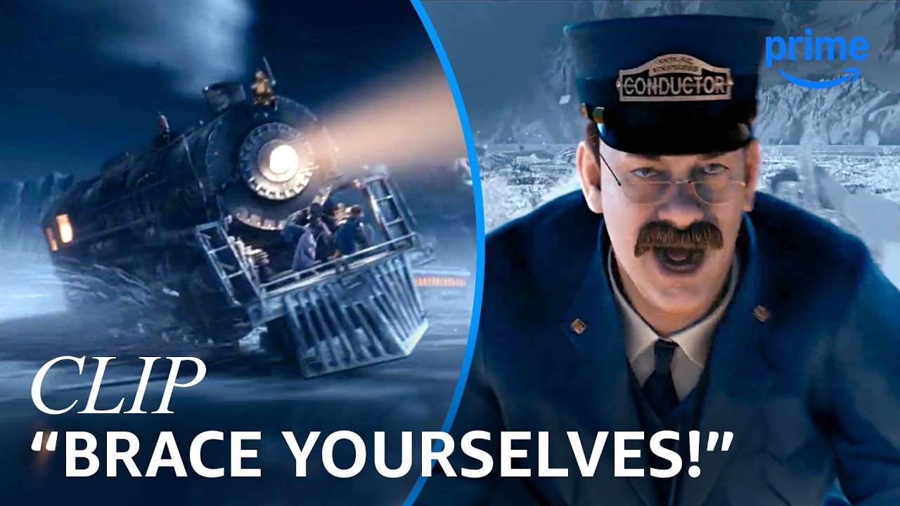 The Polar Express Almost Plunges Into Icy Lake | The Polar Express | Clip | Prime Video