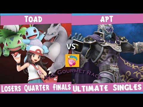 The Gourmet Race 4 SSBU Losers Quarter Finals-DL| apT(Ganondorf, Bowser) Vs DL| Toad(PT, Falco,Wolf)