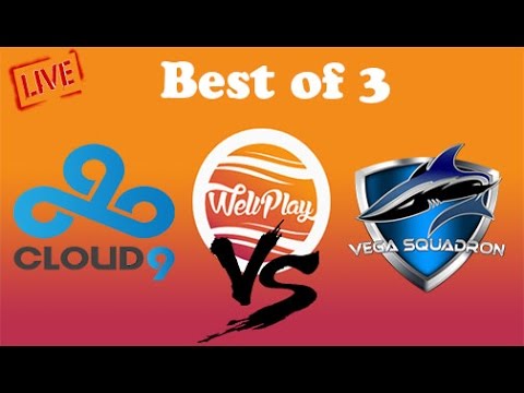 Cloud 9 vs Vega Game 1 Live - Winners Finals bo3 - WellPlay Invitational by VitalBet