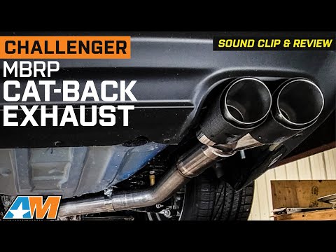 2015-2023 6.4L HEMI Challenger MBRP Cat-Back Exhaust with Carbon Fiber Tips Review & Sound Clip