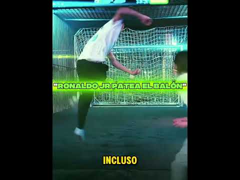 RONALDO VS. SU FAMILIA EN POTENCIA DE TIRO 😱 #football #cristianoronaldo #ronaldo #ronaldojr