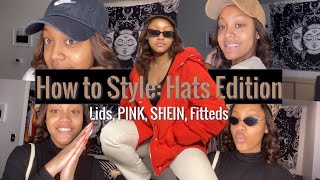 How I Style My Hats🧢(MLB, FITTEDS, PINK, SHEIN)
