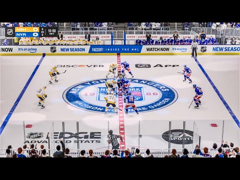 New York Rangers vs Nashville Predators 11/10/2025 NHL 26 Gameplay